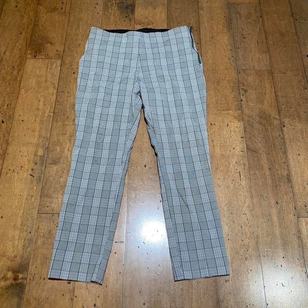 A‎ New Day Women's High Rise Skinny Ankle Pants Plaid Check Size 8